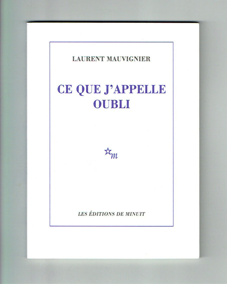 Laisse Ton Correcteur Finir La Phrase Ce que j'appelle oubli - Locus solus